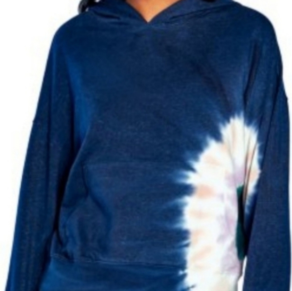 Wildfox Tie Dye Relaxed Fit Hoodie Sweatshirt Size XS